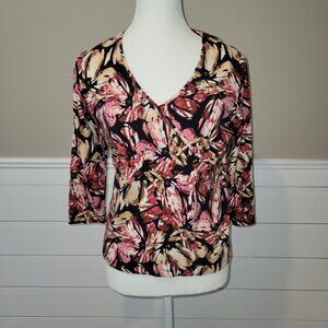 Women's Ruby Rd Top - Multicolored for Spring or Fall Size S